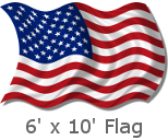 6x10 Foot US Flag