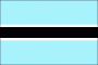 Botswana Nylon Flag