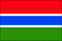 Gambia Nylon Flag