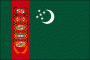 Turkmenistan Nylon Flag