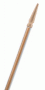 6' wood pole w/spear